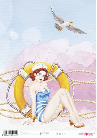 Papers For You Pin Up Party Rice Paper Kit (12 pcs) (PFY-10434) (DISCONTINUED) Papers For You Pin Up Party Rice Paper Kit (12 pcs) (PFY-10434) (DISCONTINUED)