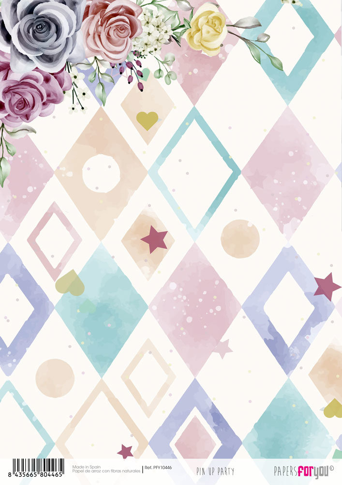 Papers For You Pin Up Party Rice Paper Kit (12 pcs) (PFY-10434) (DISCONTINUED) Papers For You Pin Up Party Rice Paper Kit (12 pcs) (PFY-10434) (DISCONTINUED)