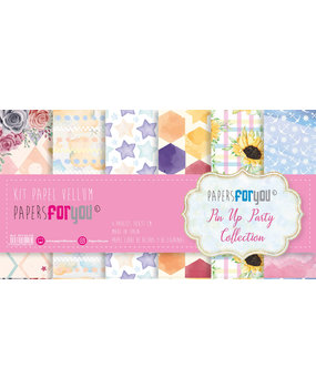 Papers For You Pin Up Party Vellum Paper Pack (6pcs) (PFY-10418) (DISCONTINUED)