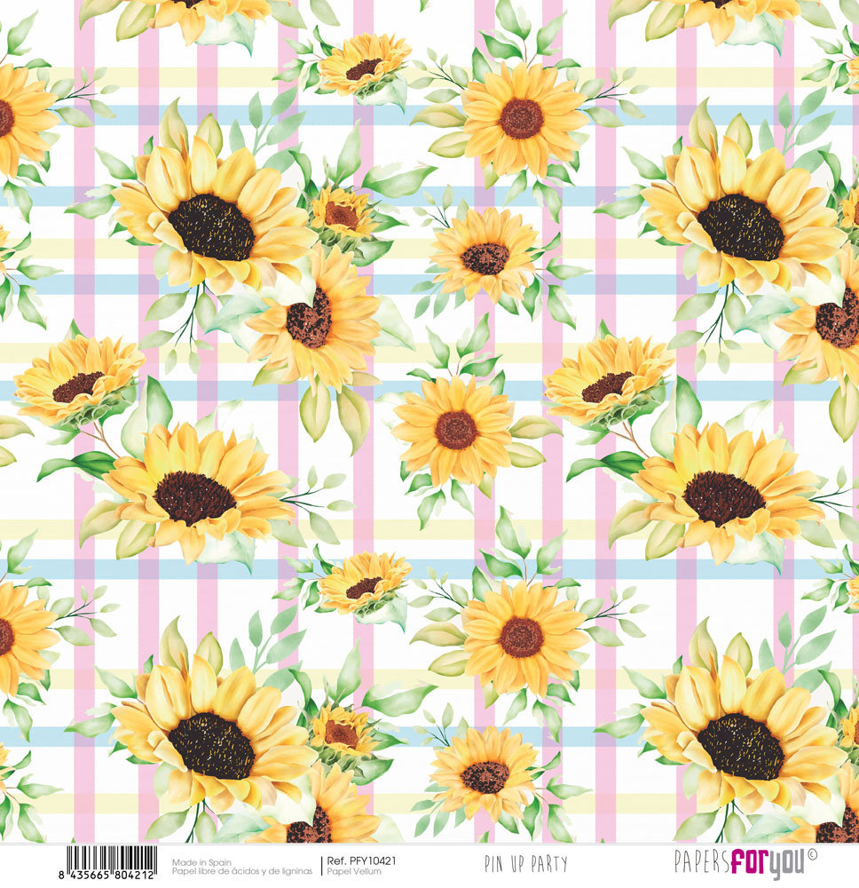 Papers For You Pin Up Party Vellum Paper Pack (6pcs) (PFY-10418) (DISCONTINUED)