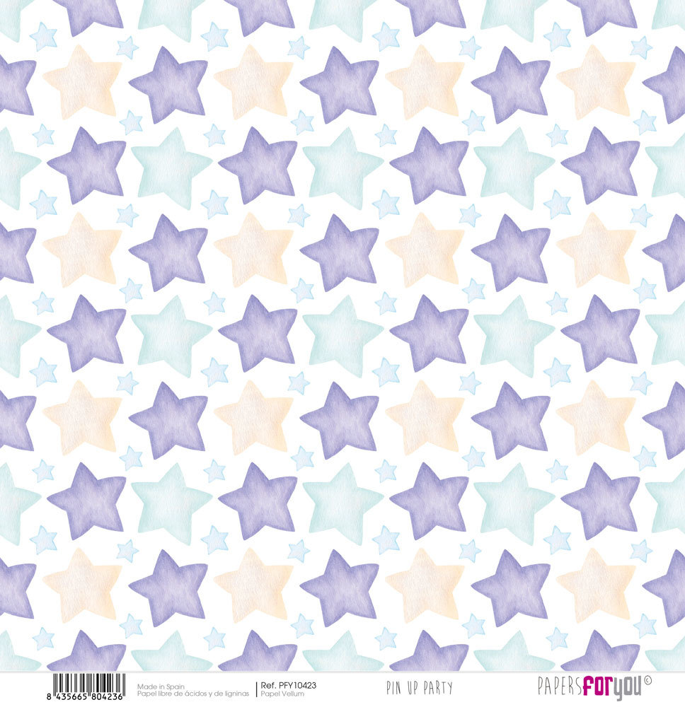 Papers For You Pin Up Party Vellum Paper Pack (6pcs) (PFY-10418) (DISCONTINUED)