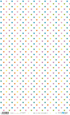 Papers For You Rainbow Basics Rice Paper Kit (8 pcs) (PFY-10563) (DISCONTINUED)