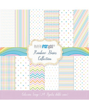 Papers For You Rainbow Basics Mini Scrap Paper Pack (24pcs) (PFY-10498) (DISCONTINUED) Papers For You Rainbow Basics Mini Scrap Paper Pack (24pcs) (PFY-10498) (DISCONTINUED)