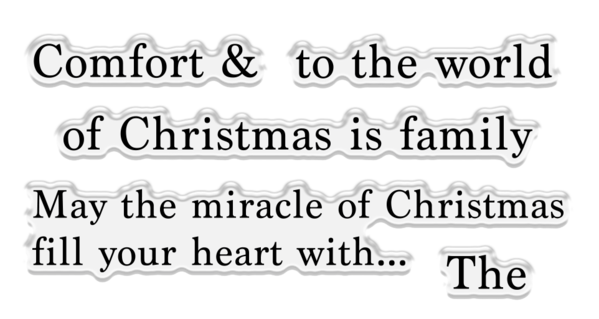 Crafter's Companion Bethlehem Collection Stamp & Die Sending Joy (BC-STD-SEJO) (OUTLET)