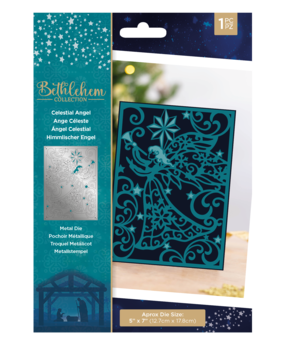 Crafter's Companion Bethlehem Collection Metal Die Celestial Angel (BC-MD-CAD-CEAN) (OUTLET)