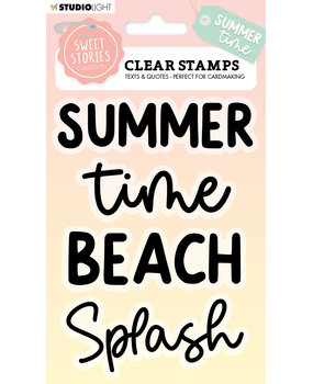 Studio Light Sweet Stories Clear Stamps Summer Time Quotes Large (SL-SS-STAMP269) (OUTLET)