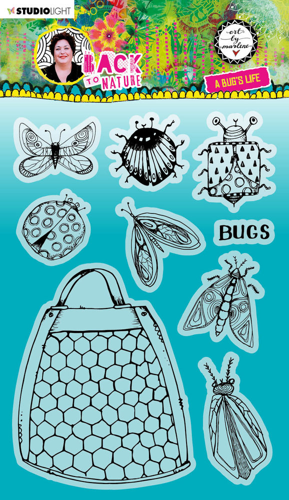 Art By Marlene Back To Nature Clear Stamps A Bug's Life (ABM-BTN-STAMP151) (OUTLET) Art By Marlene Back To Nature Clear Stamps A Bug's Life (ABM-BTN-STAMP151) (OUTLET)