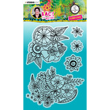 Art By Marlene Back To Nature Clear Stamps Flower Stack (ABM-BTN-STAMP146) (OUTLET)