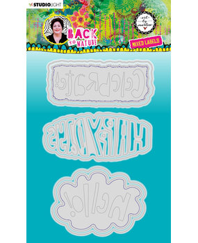 Art By Marlene Back To Nature Cut & Emboss Dies Mixed Labels (ABM-BTN-CD143) (OUTLET)