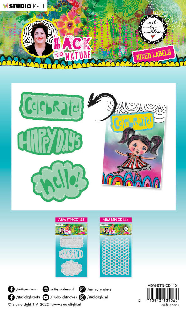 Art By Marlene Back To Nature Cut & Emboss Dies Mixed Labels (ABM-BTN-CD143) (OUTLET) Art By Marlene Back To Nature Cut & Emboss Dies Mixed Labels (ABM-BTN-CD143) (OUTLET)