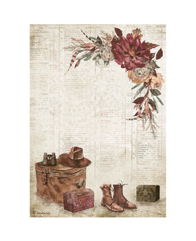Stamperia Our Way A4 Rice Paper Country Elements (6 pcs) (DFSA4714) (OUTLET)