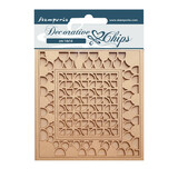 Stamperia Decorative Chips Bauhaus Pattern (SCB140) (DISCONTINUED)