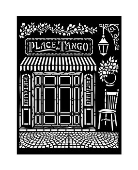 Stamperia Thick Stencil 20x25cm Desire Place Tango (KSTD123) (DISCONTINUED) Stamperia Thick Stencil 20x25cm Desire Place Tango (KSTD123) (DISCONTINUED)