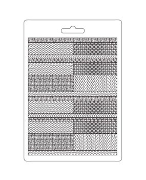 Stamperia Soft Mould A5 Bauhaus Textile Pattern (K3PTA5629) (DISCONTINUED)