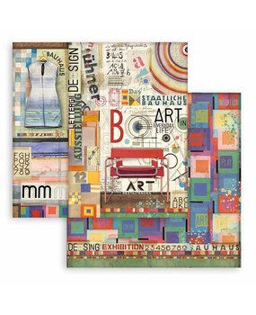 Stamperia Bauhaus Art 12x12 Inch Paper Sheets (10pcs) (SBB885) (DISCONTINUED)