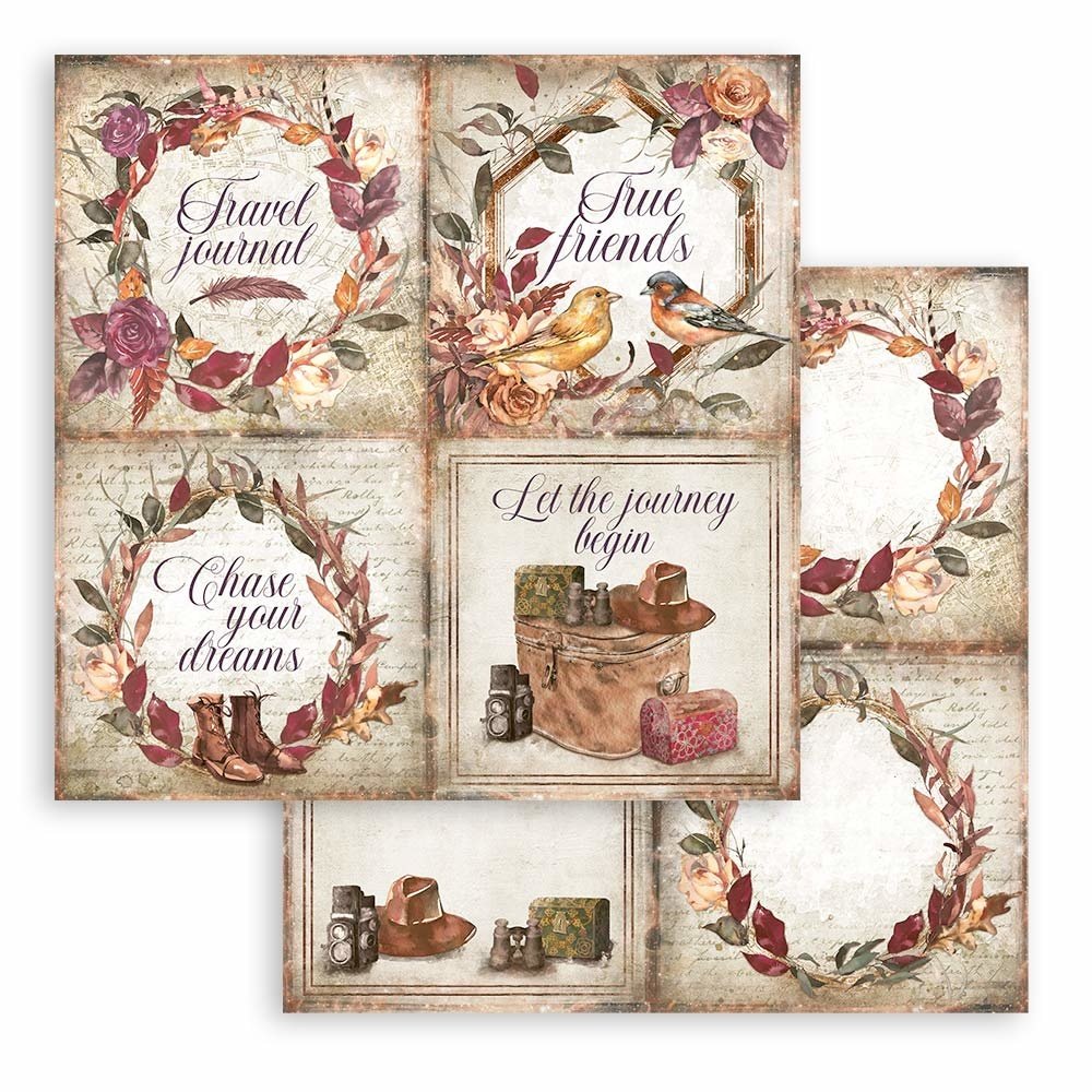 Stamperia Our Way 8x8 Inch Paper Pack (SBBS64) Stamperia Our Way 8x8 Inch Paper Pack (SBBS64)