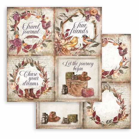 Stamperia Our Way 8x8 Inch Paper Pack (SBBS64) (DISCONTINUED) Stamperia Our Way 8x8 Inch Paper Pack (SBBS64) (DISCONTINUED)
