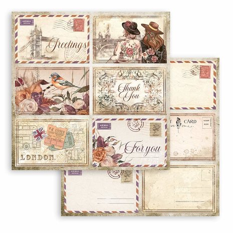Stamperia Our Way 8x8 Inch Paper Pack (SBBS64) (DISCONTINUED) Stamperia Our Way 8x8 Inch Paper Pack (SBBS64) (DISCONTINUED)