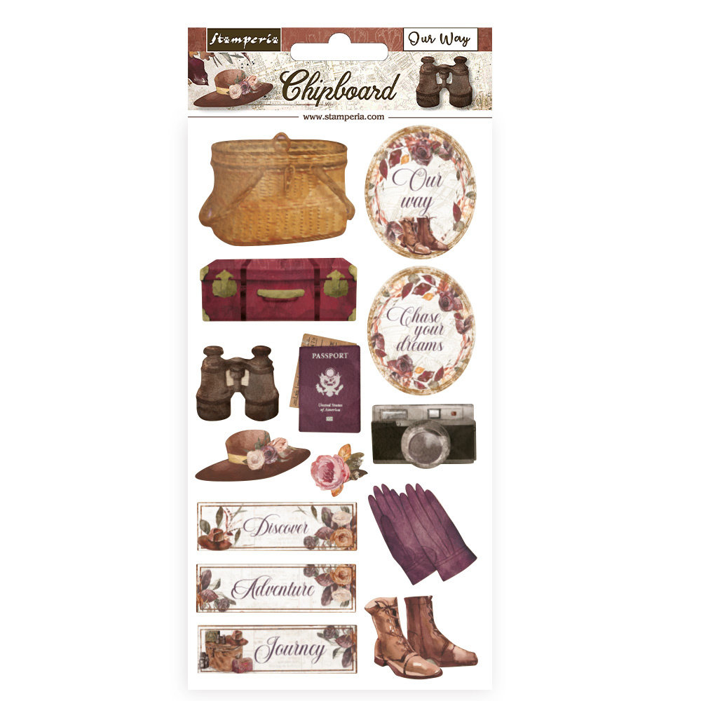 Stamperia Our Way 15x30cm Chipboard (DFLCB61) (OUTLET)
