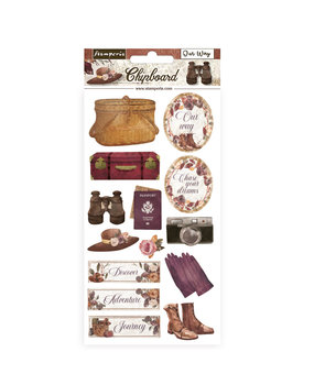 Stamperia Chipboard 15x30cm Our way (DFLCB61) (DISCONTINUED)