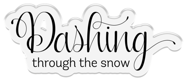 Gemini Decorative Frame Stamp & Die Dashing Through the Snow (GEM-STD-DF-DTTS) (DISCONTINUED)