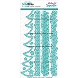 CarlijnDesign Snijmallen Slimline Randen 5 Kerst (CDSN-0183) (DISCONTINUED)