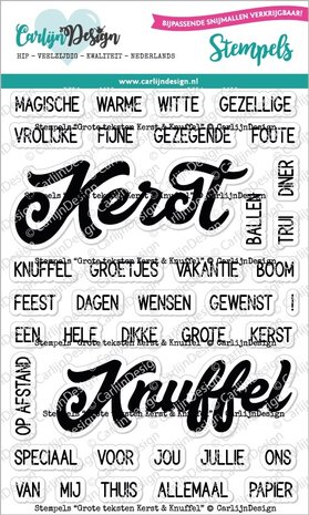 CarlijnDesign Stempels Grote Teksten Kerst & Knuffel (CDST-0091) (DISCONTINUED) CarlijnDesign Stempels Grote Teksten Kerst & Knuffel (CDST-0091) (DISCONTINUED)