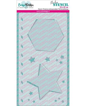 CarlijnDesign Stencil Slimline Achtergrondjes 3 (CDSC-0021) (DISCONTINUED)