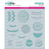 CarlijnDesign Stencil Kerstballen (CDSC-0023) (DISCONTINUED)