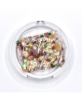 Picket Fence Studios Orange Bottlecap Flowers Sequin Mix (SQ-159) (OUTLET)