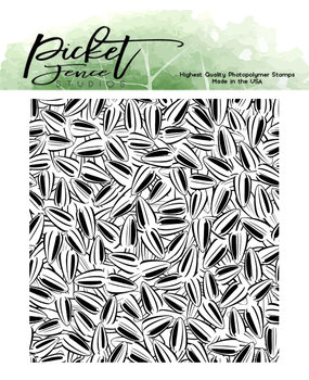 Picket Fence Studios Forever Sunflower Seeds 4x4 Inch Clear Stamps (F-168) (OUTLET)