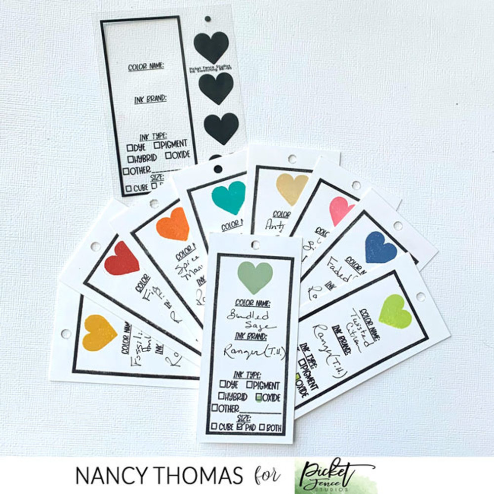 Picket Fence Studios Ink Swatching 3x4 Inch Clear Stamps (BB-195) (OUTLET)