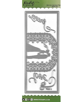 Picket Fence Studios Slim Line I Do 4x10 Inch Cover Plate Dies (SDCS-140) (OUTLET)