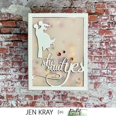 Picket Fence Studios She Said Yes 4x6 Inch Cover Plate Dies (PFSD-213) (OUTLET) Picket Fence Studios She Said Yes 4x6 Inch Cover Plate Dies (PFSD-213) (OUTLET)