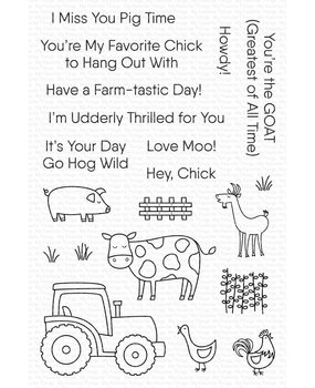 My Favorite Things Farm-tastic Friends Clear Stamps (CS-700) (OUTLET)