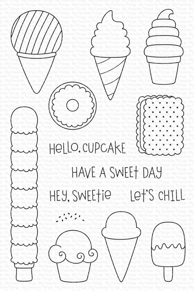 My Favorite Things Sweet Treats Clear Stamps (MSTN-010) (OUTLET) My Favorite Things Sweet Treats Clear Stamps (MSTN-010) (OUTLET)