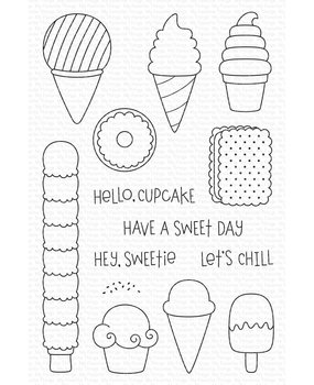 My Favorite Things Sweet Treats Clear Stamps (MSTN-010) (OUTLET)