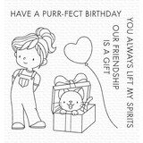 My Favorite Things Purr-fect Birthday Clear Stamps (YUZU-007) (OUTLET)