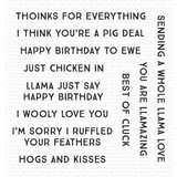 My Favorite Things Punny Farm Clear Stamps (CS-694) (OUTLET)