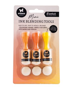 Studio Light Ink Blending Tools + 3 Replacement Foam Pads (SL-ES-INKAP03) (BASIC)