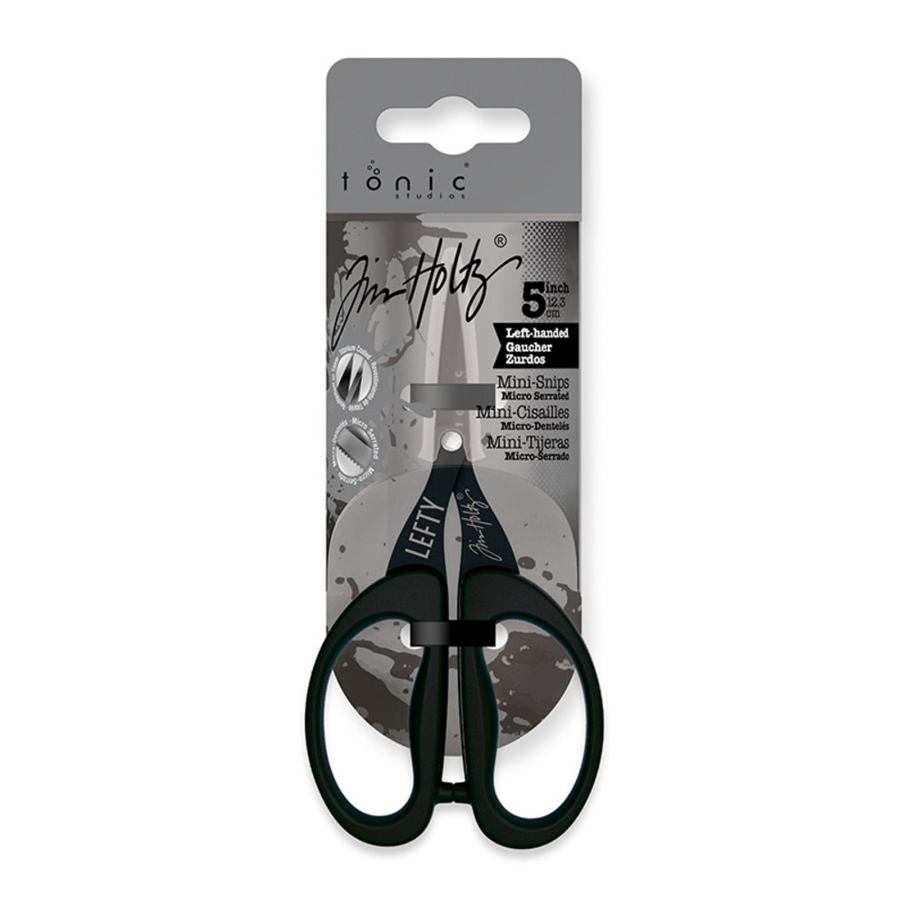 Tonic Tim Holtz Tim Holtz 5 Inch Mini Snips Left Handed (2785e)