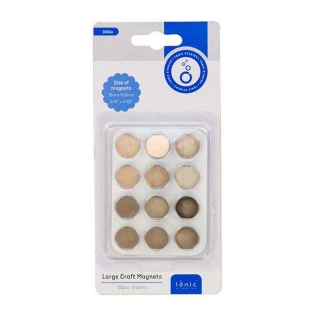 Tonic Studios Craft Magnets Large 15mm (3062e) Tonic Studios Craft Magnets Large 15mm (3062e)