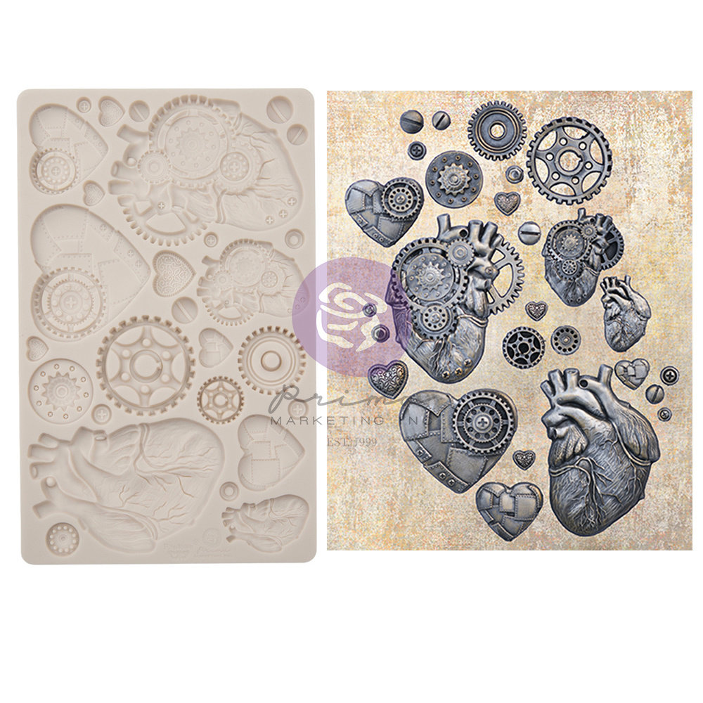 Finnabair Steampunk Hearts Moulds (969448) Finnabair Steampunk Hearts Moulds (969448)