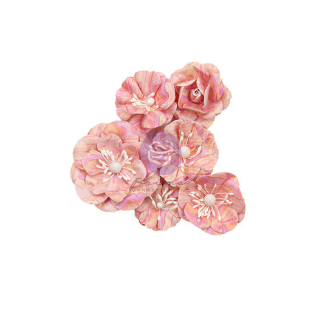 Prima Marketing Strawberry Milkshake Flowers Marbled With Love (661809) (DISCONTINUED) Prima Marketing Strawberry Milkshake Flowers Marbled With Love (661809) (DISCONTINUED)