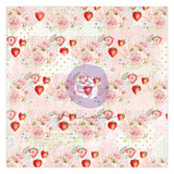 Prima Marketing Strawberry Milkshake Vellum Sheet (998516) (DISCONTINUED)