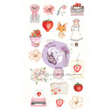 Prima Marketing Strawberry Milkshake Puffy Stickers (998608) (DISCONTINUED)