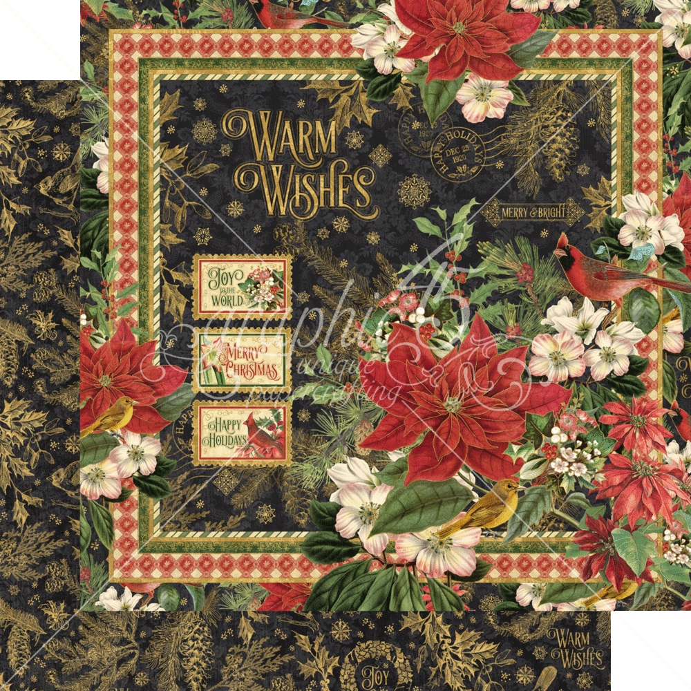 Graphic 45 Warm Wishes 12x12 Inch Collection Pack (4502489) (DISCONTINUED) Graphic 45 Warm Wishes 12x12 Inch Collection Pack (4502489) (DISCONTINUED)