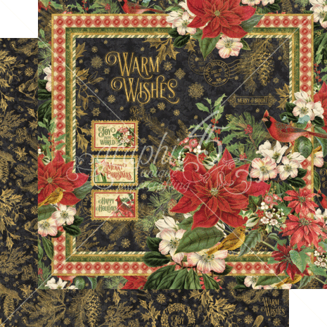 Graphic 45 Warm Wishes 12x12 Inch Collection Pack (4502489) (DISCONTINUED) Graphic 45 Warm Wishes 12x12 Inch Collection Pack (4502489) (DISCONTINUED)