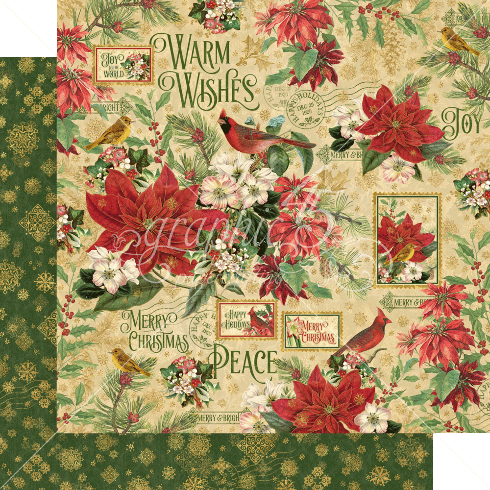 Graphic 45 Warm Wishes 12x12 Inch Collection Pack (4502489) (DISCONTINUED) Graphic 45 Warm Wishes 12x12 Inch Collection Pack (4502489) (DISCONTINUED)