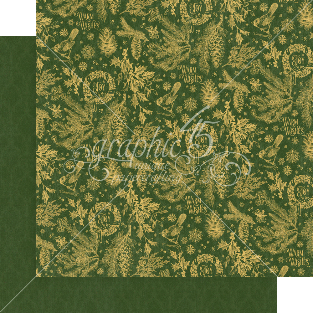 Graphic 45 Warm Wishes 12x12 Inch Patterns & Solids Paper Pack (4502490) (OUTLET) Graphic 45 Warm Wishes 12x12 Inch Patterns & Solids Paper Pack (4502490) (OUTLET)